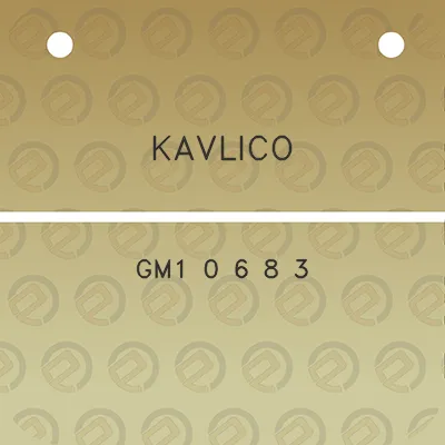 kavlico-gm1-0-6-8-3