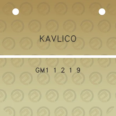 kavlico-gm1-1-2-1-9