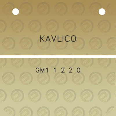 kavlico-gm1-1-2-2-0