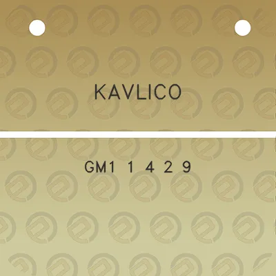 kavlico-gm1-1-4-2-9