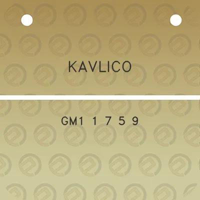 kavlico-gm1-1-7-5-9