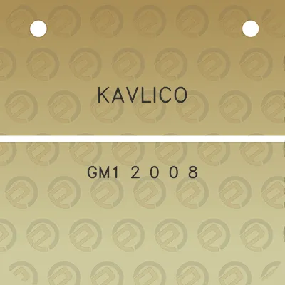 kavlico-gm1-2-0-0-8