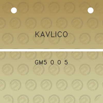 kavlico-gm5-0-0-5