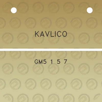 kavlico-gm5-1-5-7