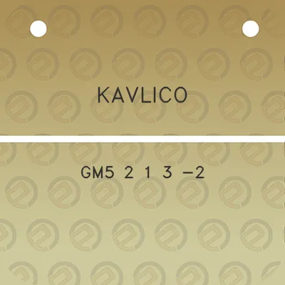 kavlico-gm5-2-1-3-2