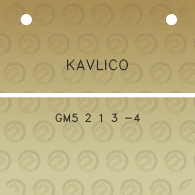 kavlico-gm5-2-1-3-4