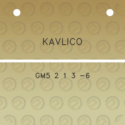 kavlico-gm5-2-1-3-6