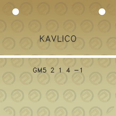 kavlico-gm5-2-1-4-1