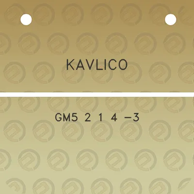 kavlico-gm5-2-1-4-3