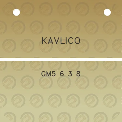 kavlico-gm5-6-3-8