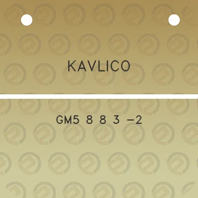 kavlico-gm5-8-8-3-2