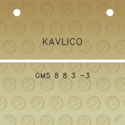 kavlico-gm5-8-8-3-3