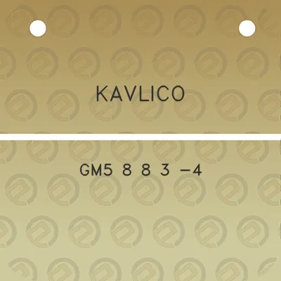 kavlico-gm5-8-8-3-4