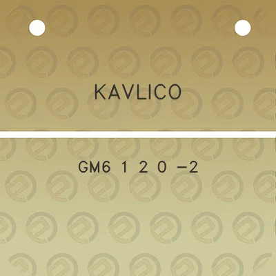 kavlico-gm6-1-2-0-2