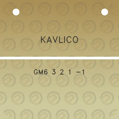 kavlico-gm6-3-2-1-1