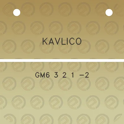 kavlico-gm6-3-2-1-2