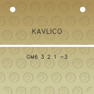 kavlico-gm6-3-2-1-3