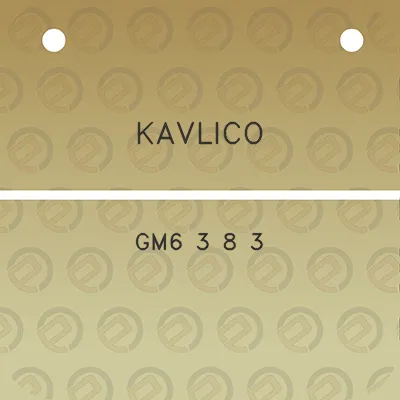 kavlico-gm6-3-8-3