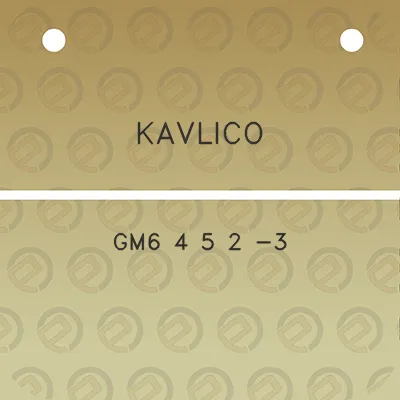 kavlico-gm6-4-5-2-3