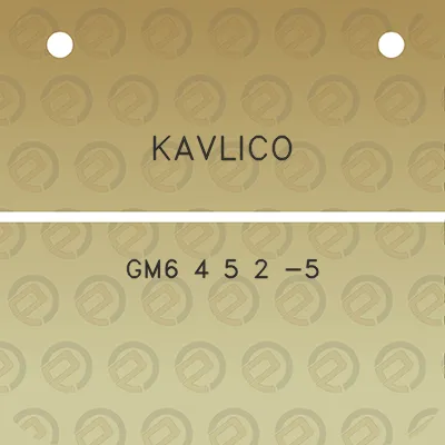 kavlico-gm6-4-5-2-5