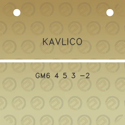 kavlico-gm6-4-5-3-2