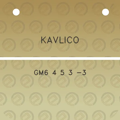 kavlico-gm6-4-5-3-3