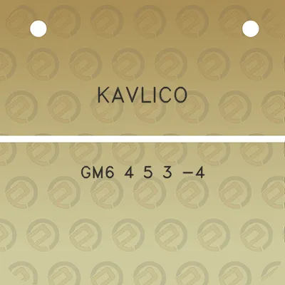 kavlico-gm6-4-5-3-4