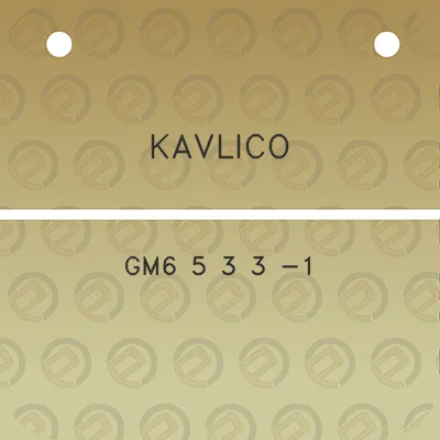 kavlico-gm6-5-3-3-1