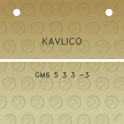 kavlico-gm6-5-3-3-3