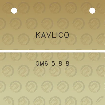 kavlico-gm6-5-8-8