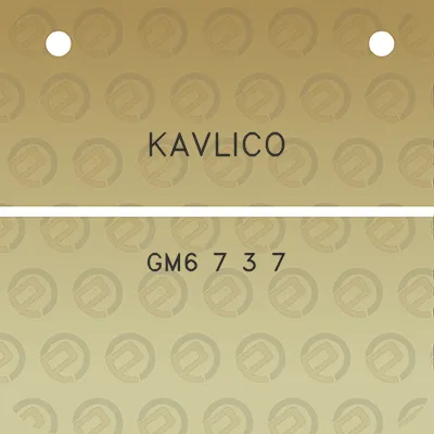 kavlico-gm6-7-3-7