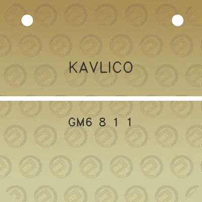 kavlico-gm6-8-1-1