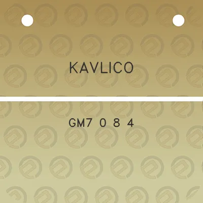 kavlico-gm7-0-8-4