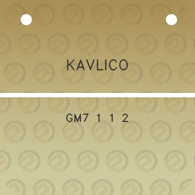 kavlico-gm7-1-1-2