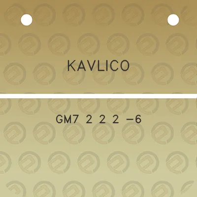 kavlico-gm7-2-2-2-6