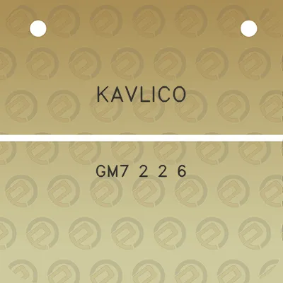 kavlico-gm7-2-2-6