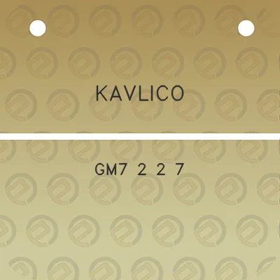 kavlico-gm7-2-2-7