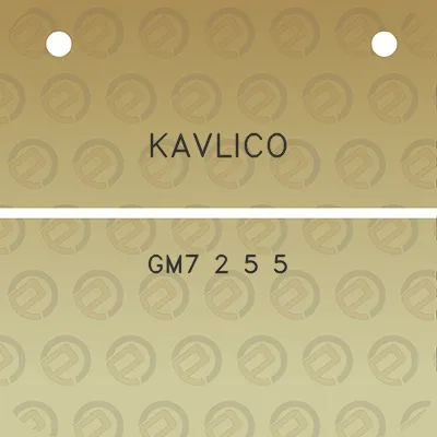 kavlico-gm7-2-5-5