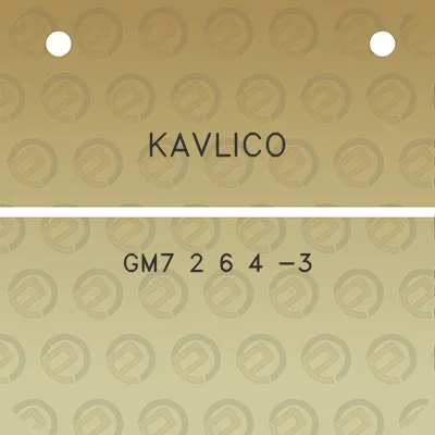 kavlico-gm7-2-6-4-3