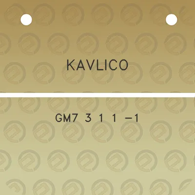 kavlico-gm7-3-1-1-1