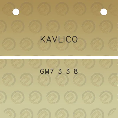 kavlico-gm7-3-3-8