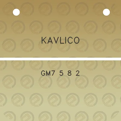 kavlico-gm7-5-8-2