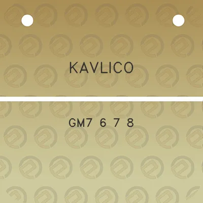 kavlico-gm7-6-7-8