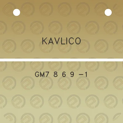 kavlico-gm7-8-6-9-1