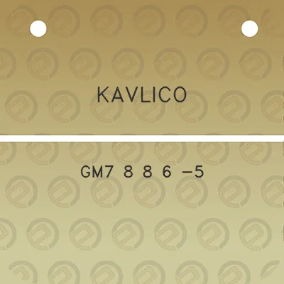 kavlico-gm7-8-8-6-5