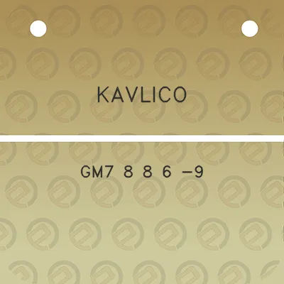 kavlico-gm7-8-8-6-9