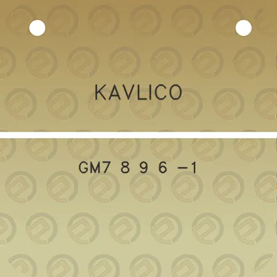 kavlico-gm7-8-9-6-1