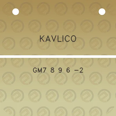 kavlico-gm7-8-9-6-2