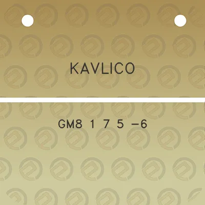 kavlico-gm8-1-7-5-6