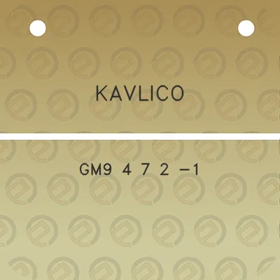 kavlico-gm9-4-7-2-1